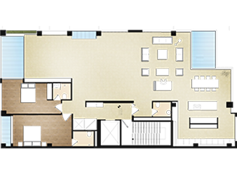 پلان طبقه 6 جمشیدیه